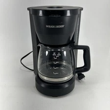 BLACK + DECKER 5 Cup Coffeemaker Space Saving Compact Design Coffee Pot