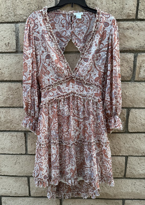 Venus Floral Backless Sundress Size 14