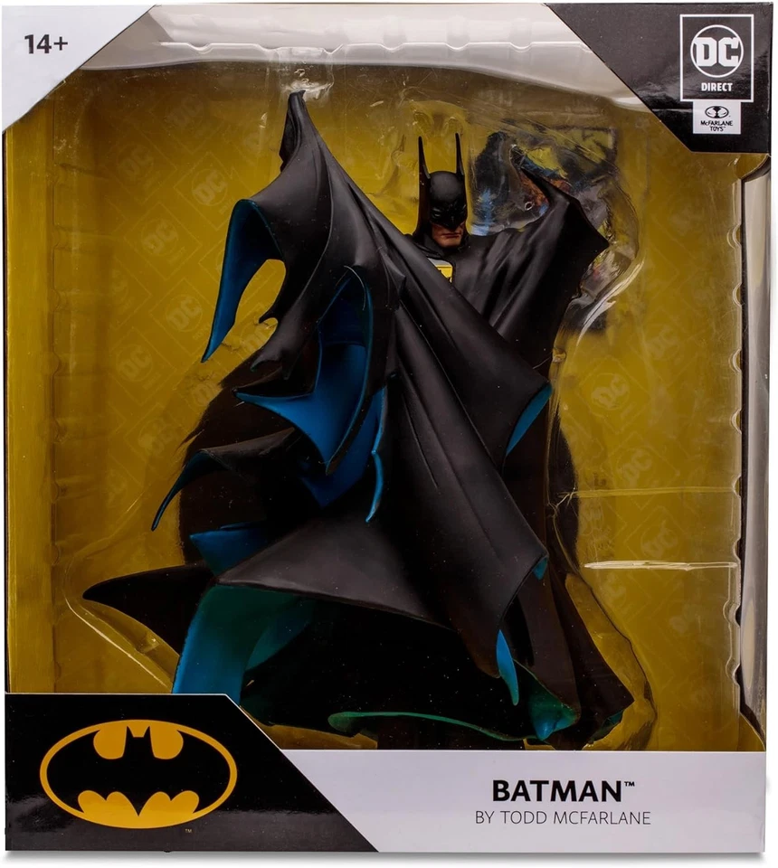 McFarlane DC Comics - Batman by Todd McFarlane 1:8 Scale PVC Statue (Black) - Immagine 2 di 4