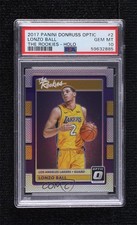 2017 Panini Donruss Optic The Rookies Holo Prizm Lonzo Ball #2 PSA 10 GEM MT 5f8