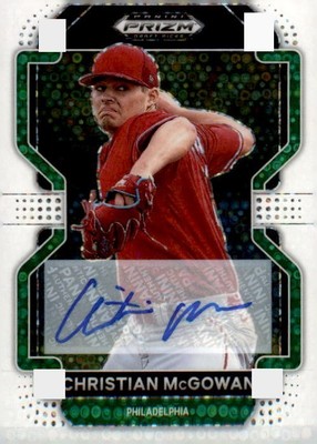2022 Panini Prizm D.P.- Christian McGowan #PDP219 Circle Prizm /50 (AU, RC)