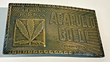 Vintage Lewis Buckles Chicago Acapulco Gold I'd Walk A Mile Available Everywhere