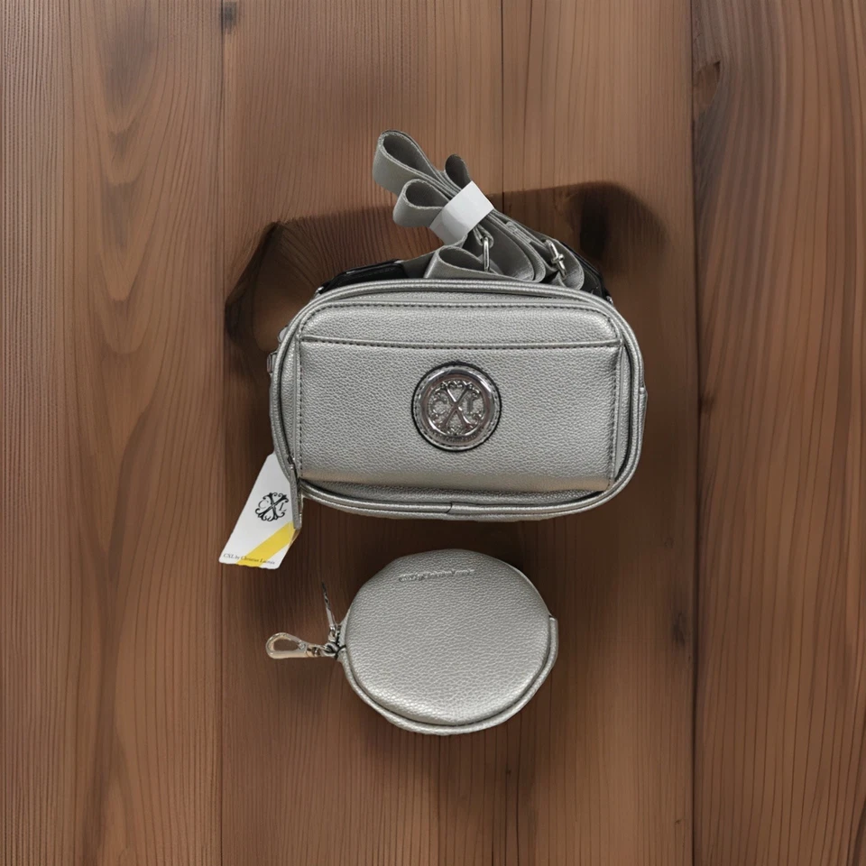 Bolso Bandolera CXL By Christian Lacroix Plateado Nuevo sin Etiquetas con PEQUEÑO Bolsa Nuevo con Etiquetas Foto 3 de 4