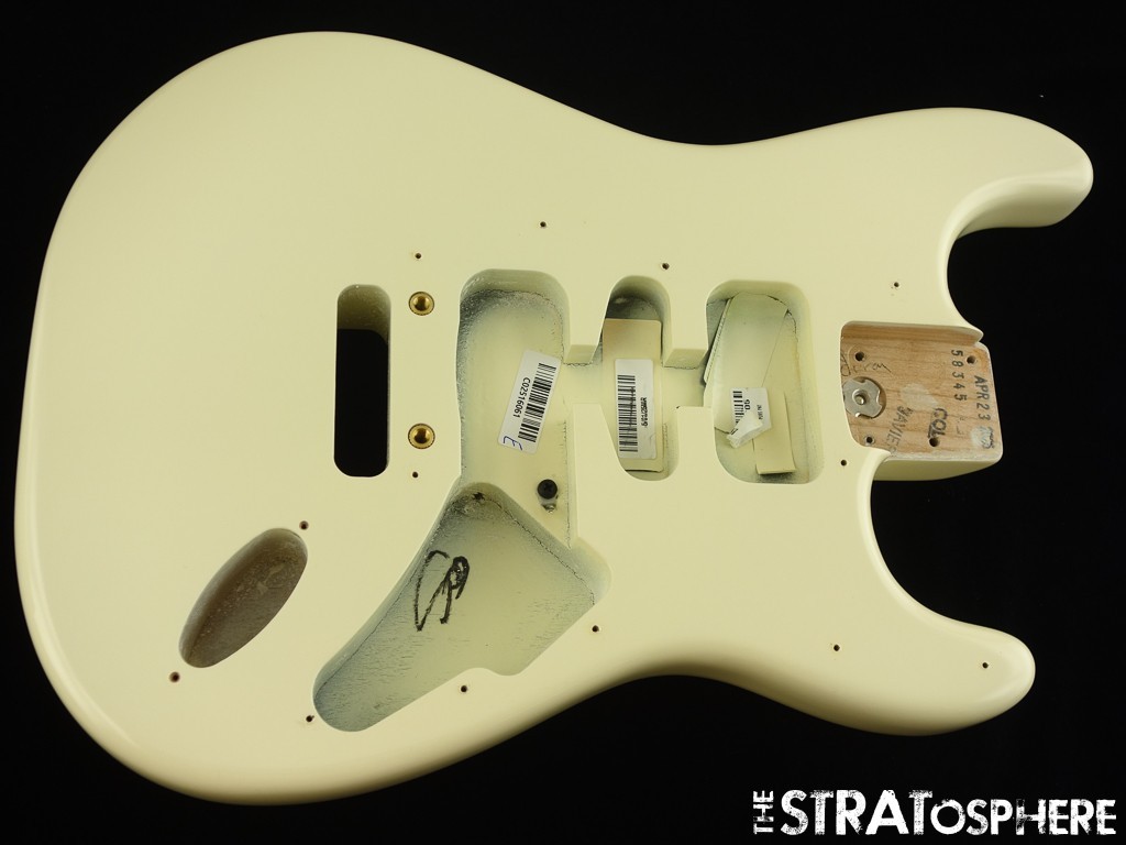 USA Fender JEFF BECK Stratocaster Strat BODY Guitar Olympic White