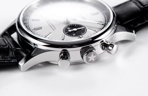 Sugess 1963 Pilot Watch Chronograph Panda Wristwatch Air Force Sapphire men gift - Bild 11 von 12