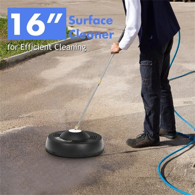 #ad 16 Inch Pressure Washer Surface Cleaner 3000PSI Power Washer Attachment for Deck $73.99