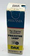 Sylvania DEK Projector Lamp 500W 120V Blue Top 25 Hour N.O.S Open Box. USA. Z2