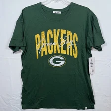 Green Bay Packers 47 Tee Woman’s Large, Elm Green
