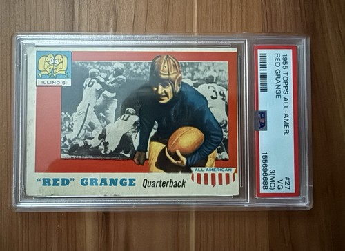 Red Grange #27 1955 Topps All American card