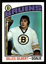 1976-77 Topps Gilles Gilbert #255 - Boston Bruins