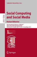 Social Computing And Social Media. Human Behavior Gabriele Meiselwitz