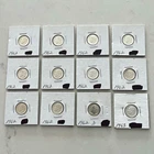 Lot of 10, 1962, 1, 1962D, 1, 1963 Roosevelt Dimes, graded EF to AU by CoinSnap.