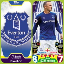 Everton – Topps Match Attax 2017-2018 – Base Cards