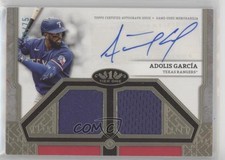 2024 Topps Tier One Relics Dual /75 Adolis Garcia García #T1AR-AG Auto 19bx