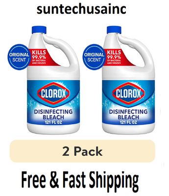 #ad Clorox Multi Surface Disinfecting Liquid Bleach Cleaner Regular Scent 121 fl oz $15.99