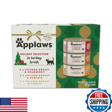 Applaws Natural Wet Canned Cat Food, Limited Ingredient, High Protein, 6-Pack, 2