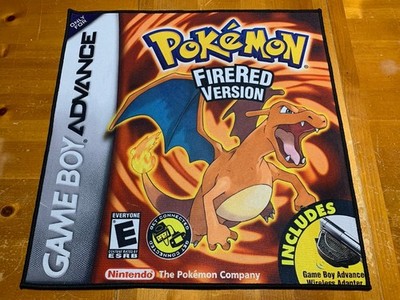 Gameboy Advance Charizard Mat Rug Limited Edition Pokemon Fire Red Version 24x24