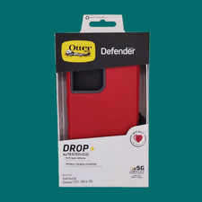 OtterBox Defender Case Holster Case for Samsung Galaxy S21 Ultra 5G Red-24h Ship
