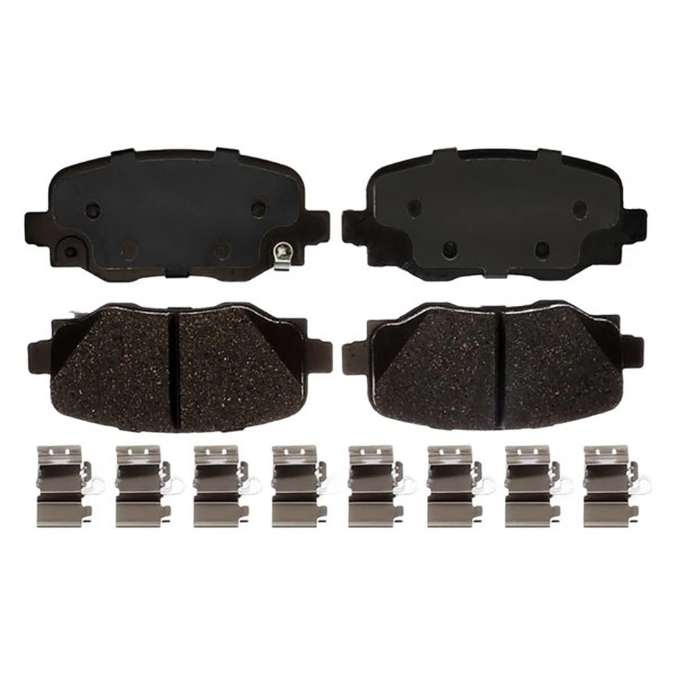 Kit de rotores de freno traseros + pastillas de cerámica y herrajes para Fiat 500X 2016-2017 Foto 2 de 4