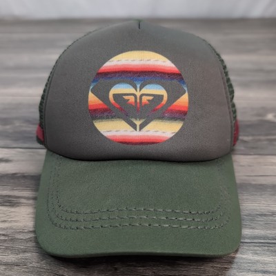 Roxy Trucker Hat Women s Multicolor Mesh Snapback Baseball Cap Logo Surf 