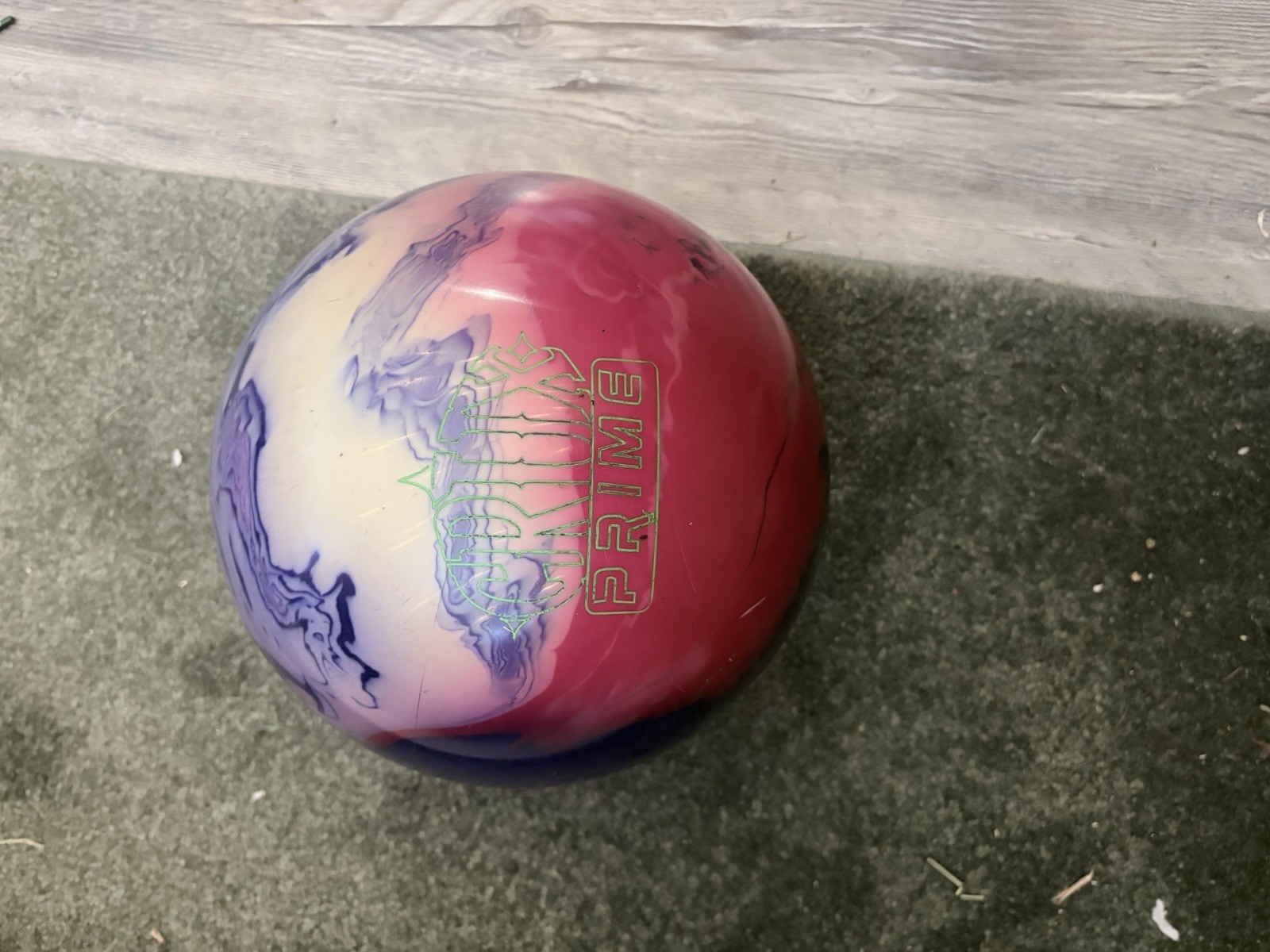 15lb Storm Crux Prime Drilled bowling ball