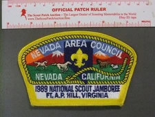Boy Scout Nevada Area Council JSP 1989 National Jamboree 1960PP