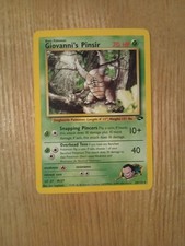 Carte Pokémon, Gym Challenge, 24/132 Giovanni's Pinsir ENG EXCELLENT