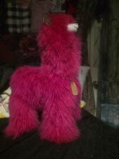 Large Llama Real Alpaca Fur 18.5 Inches
