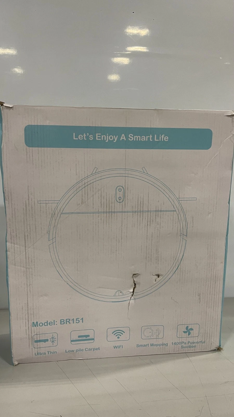 Let's Enjoy A Smart Life Robotic Vacuum Cleaner/Mop Combo - Model - BR151