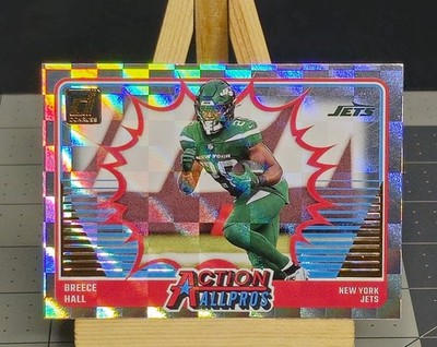 2024 Donruss #10 Breece Hall Action All-Pros Foil Insert Jets Football Card