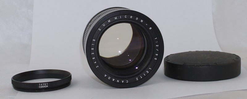 Leica Leitz Canada Summicron-R f2 90mm Lens 2-Cam