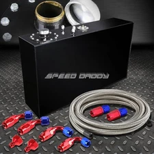 17 GALLON TOP-FEED SLIM COATED FUEL CELL GAS TANK+LEVEL SENDER+NYLON LINE KIT