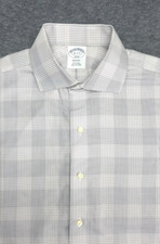 Brooks Brothers Regent 1818 Dress Shirt 15-2/3 Plaid Cotton