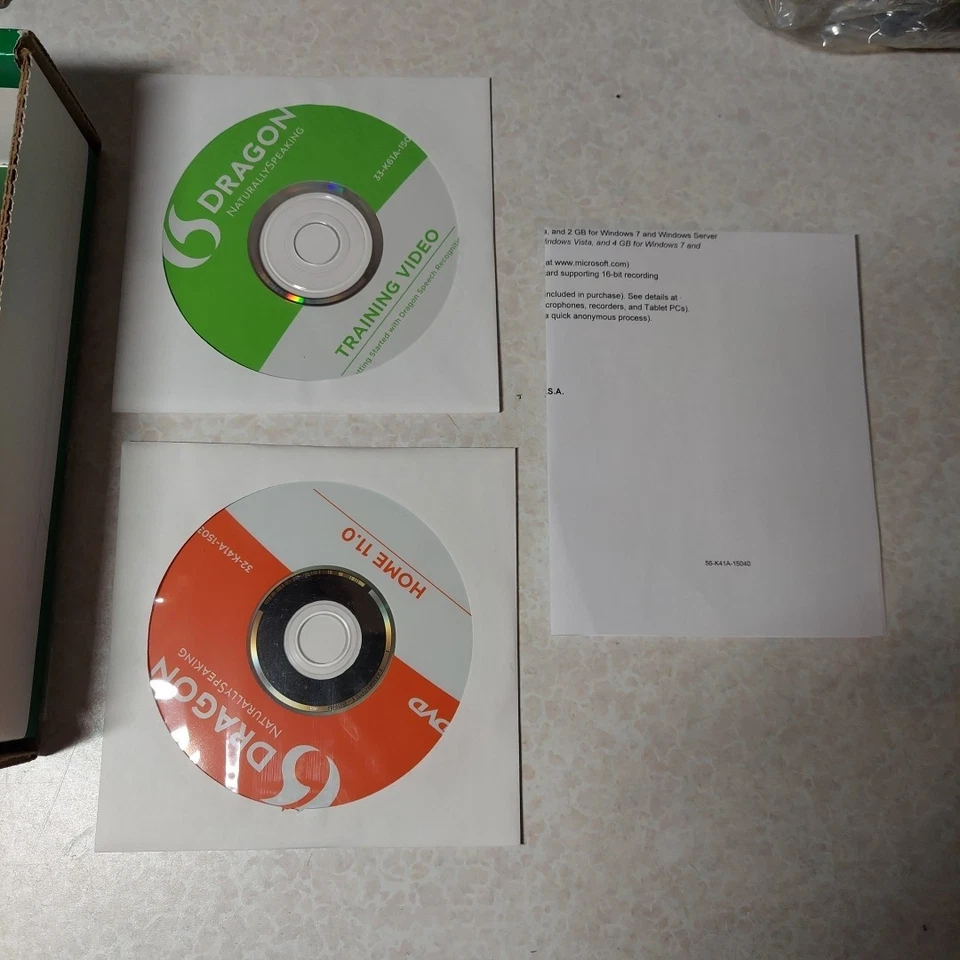 Nuance Dragon Naturally Speaking Premium 11 with QVC Training Disc and Headset - Image 3 of 4