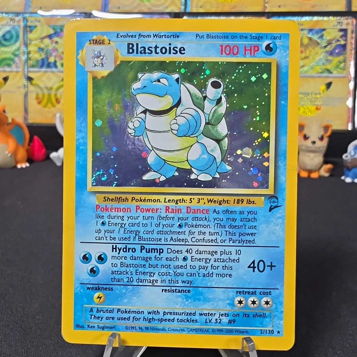 25+ Blastoise Pokémon TCG Base Set 2 Individual Collectible Card