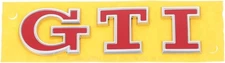 18-21 GTI Liftgate Adhesive Nameplate Badge Logo Emblem Sport Red