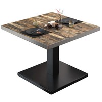 Bm | Bistro Loungetisch | B:T:H 60 X 60 X 41 Cm | Vintage Old / Schwarz | Bis...