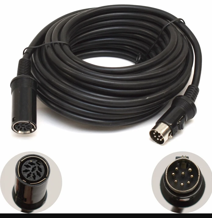 Clarion Boat Marine Remote Extension Cable - 25 FT 8 Pin - Boat Parts