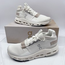 On Cloudnova 2 Running Shoes Sneaker Mens Ice/ Sand US 8 - NEW
