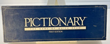 Pictionary First Edition Board Game 1985 Complete
