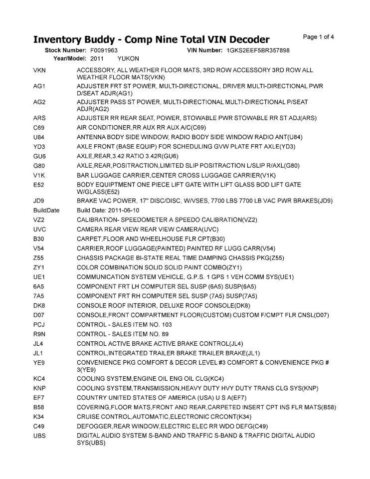 2011 GMC Yukon A/C Compressor 4WD 6.2L Used 158K Miles OEM 682-00695 Foto 3 de 4