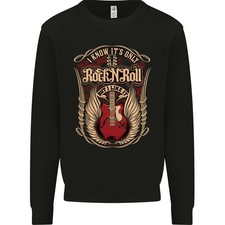 Ich Weiß, Es Ist Nur Rock ’n’ Roll Musik Gitarren Herren Sweatshirt Pullover