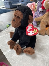 TY BEANIE BABY CONGO - THE GORILLA - INDONESIA - RETIRED WITH TAGS
