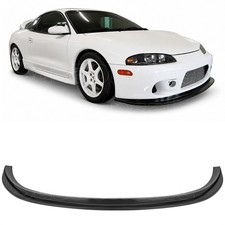 Front Bumper Lip Spoiler For 97-99 Mitsubishi Eclipse 2g Black Pu Gt Style Front Bumper Lip Spoiler For 97-99 Mitsubishi Eclipse 2g Black Pu Gt Style