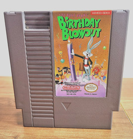 Nintendo NES The Bugs Bunny Birthday Blowout - CART & MANUAL *Tested & Works*