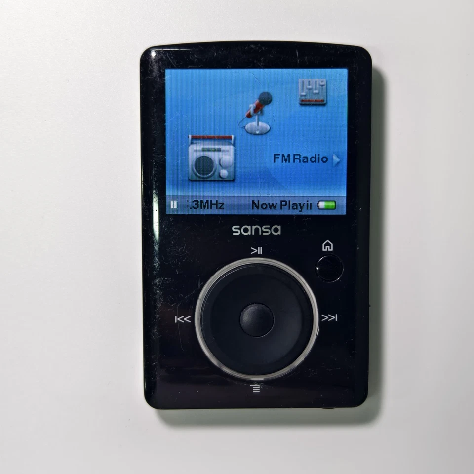 Reproductor MP3 multimedia digital SanDisk Sansa Fuze (4 GB) negro. Funciona muy bien, excelente estado Foto 3 de 4