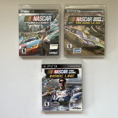 NASCAR PlayStation 3 Lot Unleashed Inside Line The Game 2011 PS3 CIB Tested