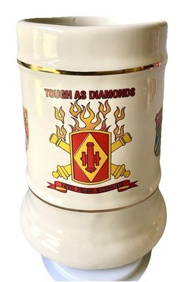 75th Fires Brigade Tough as Diamonds Tankard/Beer Mug    We Will Support !