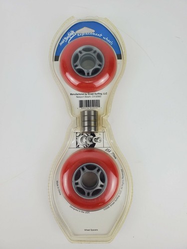 The Wave Street Surfing Replacement Wheels Model# WH02-R Red 85A 77mm - Picture 2 of 5