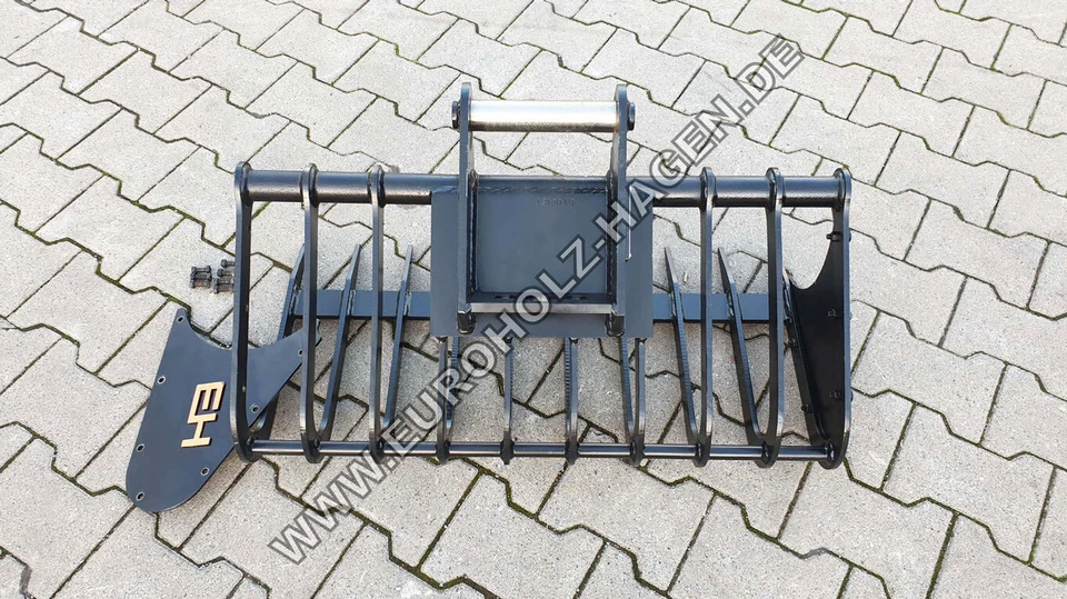 EH Harke Sieblöffel passend Lehnhoff MS01 800 mm Wurzelrechen Bagger bis 1,5 t - Bild 3 von 4
